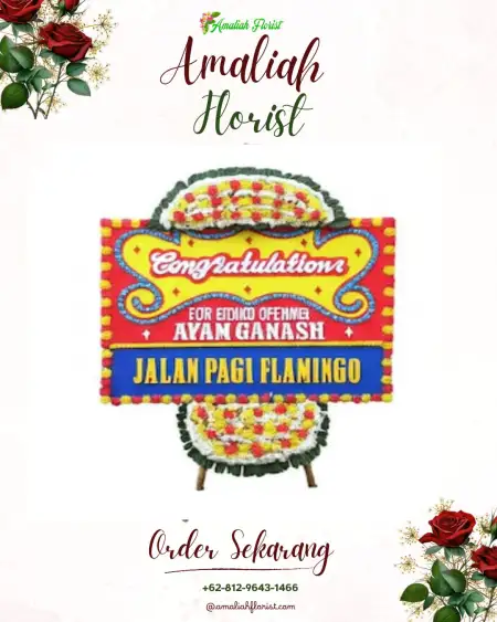 Sewa Papan Bunga Islamic Center Bekasi